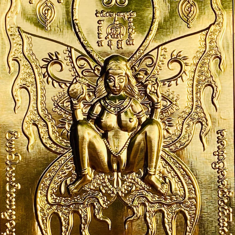 Nang Ratree Sawat Midnight Charm Amulet for Love and Prosperity