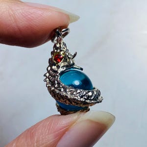 Naga Auge Amulett - thailändische spirituelle Amulette, Phaya nak, thailändisches Amulett, Naga Anhänger, gesegnet von buddhistischen Mönchen
