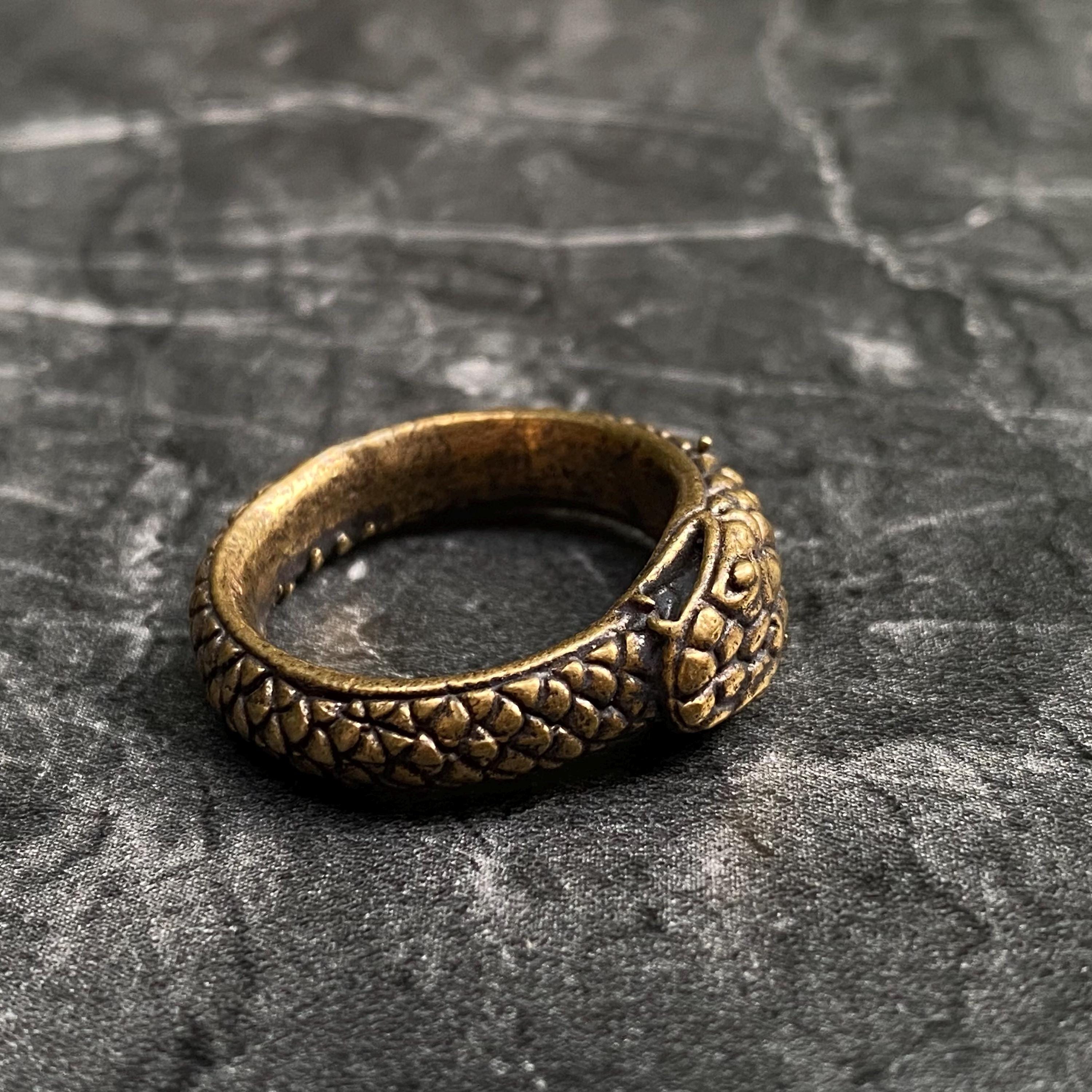 Brass Ouroboros Snake Ring: Eternal Symbol Protection Jewelry - Etsy Brass Ouroboros Snake Ring: Eternal Symbol Protection Jewelry - Etsy