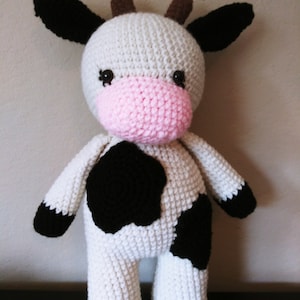 Crochet Cow Plushie - Handmade Crochet Amigurumi