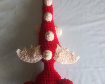 Dragón de peluche de ganchillo hecho a mano: un divertido juguete amigurumi