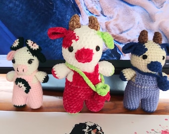 Amigurumi Cow Crochet Pattern: Plush Toy (PDF Pattern)