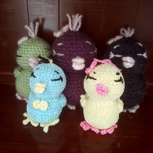 Loveable Baby Chick Plush Toy, Baby Chicks, Easter Chicks, Baby-safe Option, Handmade Crocheted Chickens, Easter Baskets, Chick Plushie