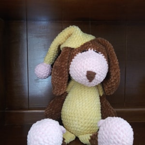 Cute Crochet Puppy, Gift for dog lover, Gift for a Boy, Gift for a Girl, Christmas Gift, Handmade Dog, Puppy Plushie, Cute Stuffed Dog