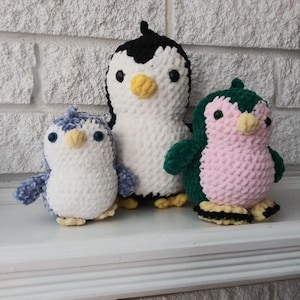 Penguin Crochet, Crochet Penguin, Penguin Creature, Cute Birthday Gift.