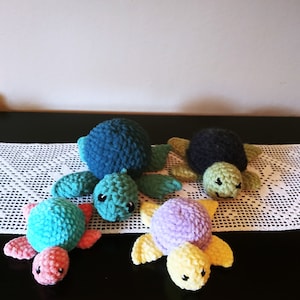 Crochet Plushie Stuffed Sea Turtle Amigurumi. Crochet Sea Turtle Gift Idea