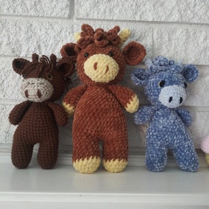 ALLEEN PATROON: gehaakt hooglandkoepatroon: amigurumi hooglandkoe, hooglandkoepatroon, boerderijdierpatroon, gehaakt koe plushie.
