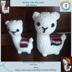 Lilly the Llama Crochet Pattern: Amigurumi Farm Animal (PDF Pattern)