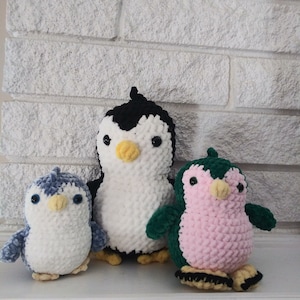 NUR MUSTER: Pinguin Häkelanleitung, Amigurumi Anleitung, Pinguin häkeln, süßes Geburtstagsgeschenk.