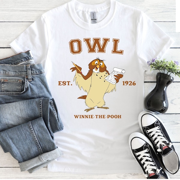 Owl Shirt, Classic Owl, Vintage Owl Shirt, Winnie the Pooh Shirt, Pooh Bear Shirt, Disneyland Shirts, Disney Shirt, Disneyland Shirt