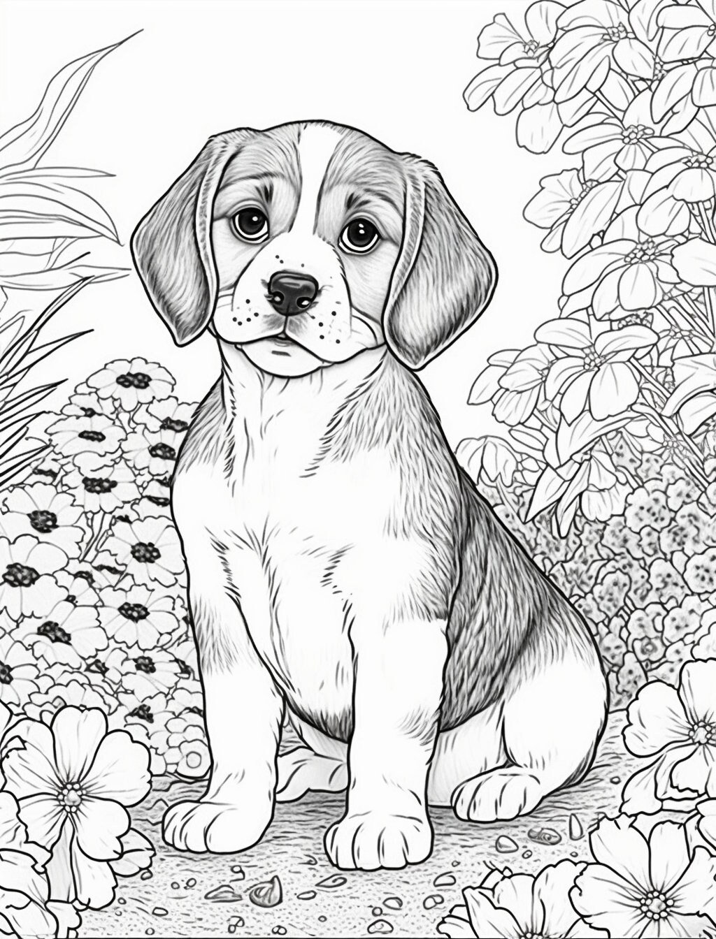 Puppy Coloring Book Pages For Boys Girls Printable Coloring Pages 5 puppy-coloring-book-pages-for-boys-girls-printable-coloring-pages-5
