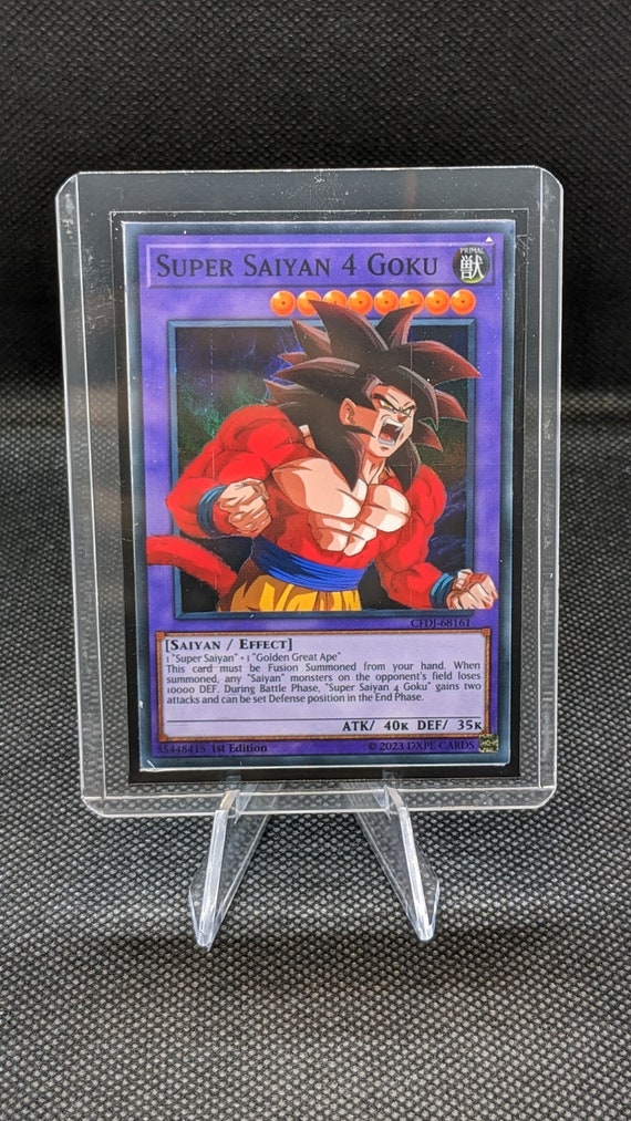 SS4 Goku YUGIOH CARD - Etsy SS4 Goku YUGIOH CARD - Etsy