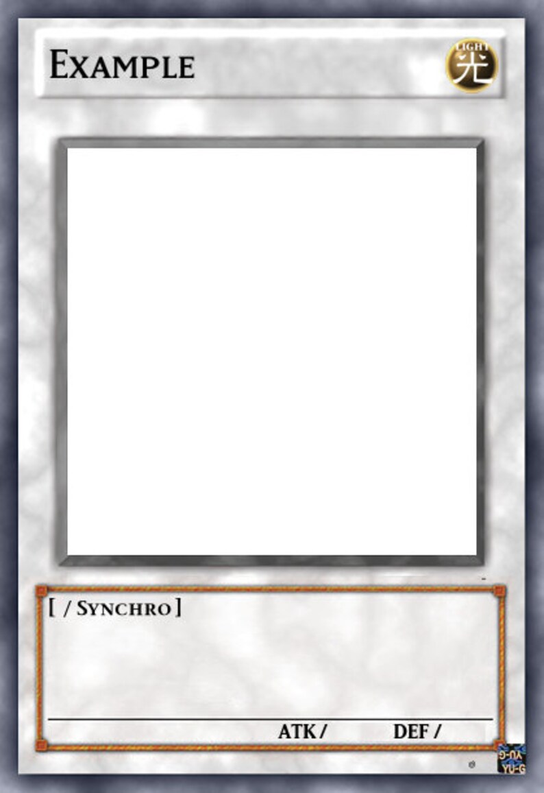 Yugioh Custom Card Etsy
