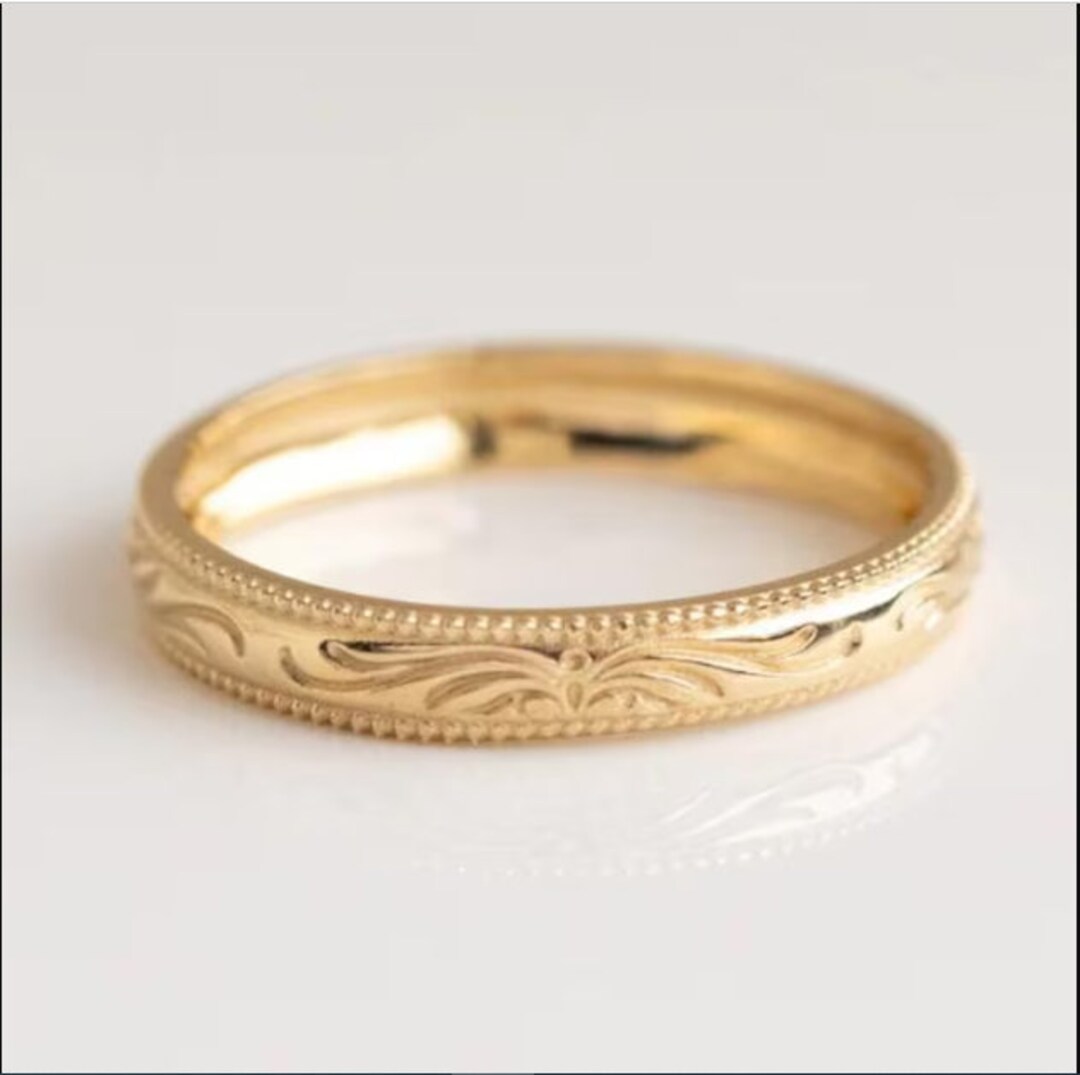 Filigree Rings Gold Plated Solid Gold Filigree Ring - Timeless Handcrafted Elegance, Romantic Gift ...
