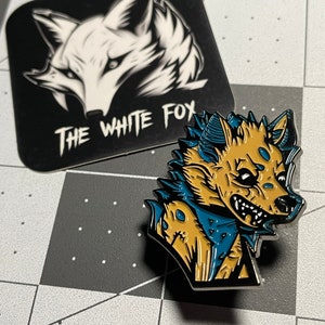 Spotted Hyena Angry Yeen Enamel Pin 2.0