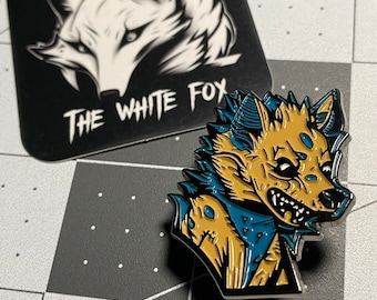 Spotted Hyena Angry Yeen Enamel Pin 2.0
