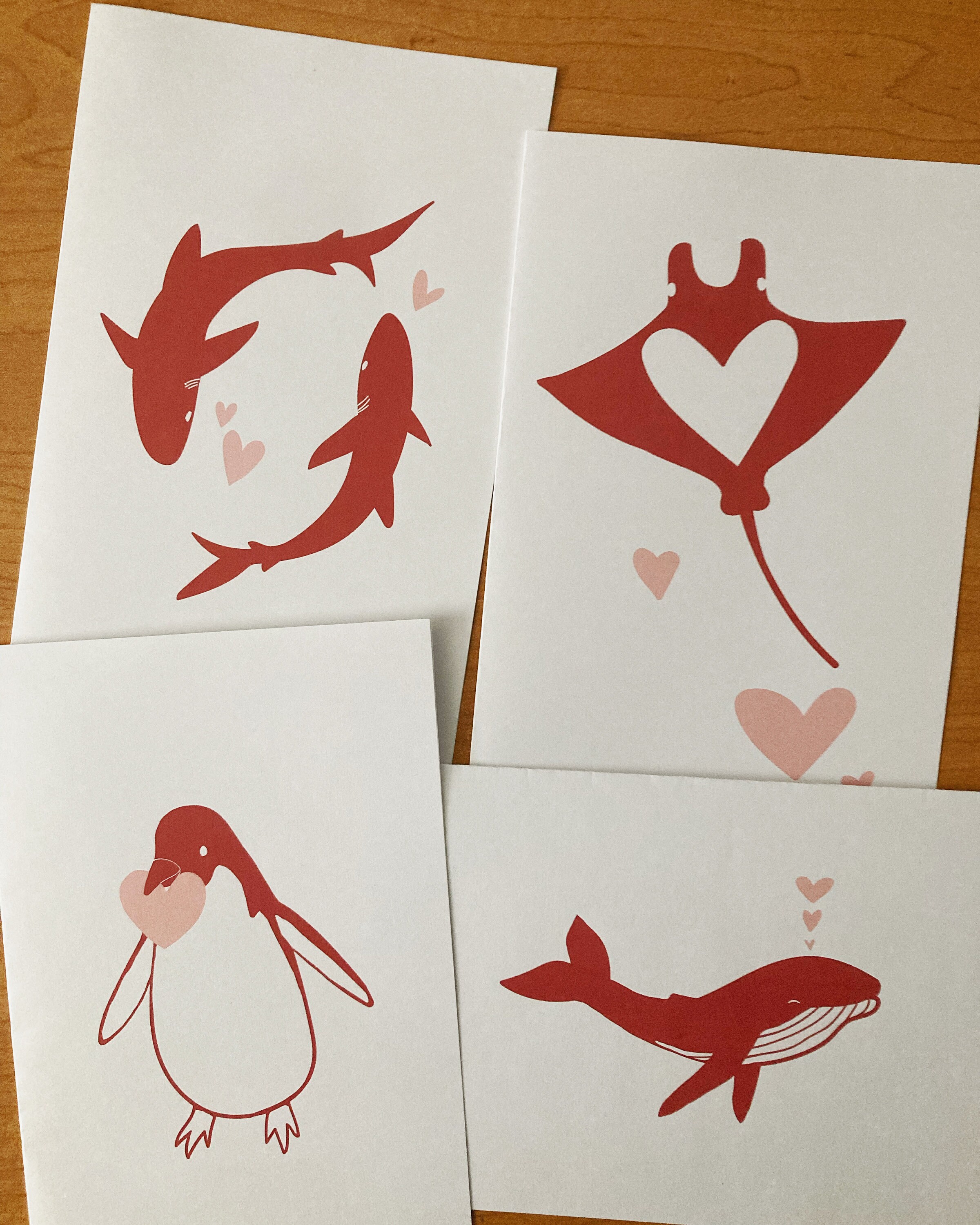 Whale Valentine Card Printable, Cute Whale, Galentine, Anniversary ...