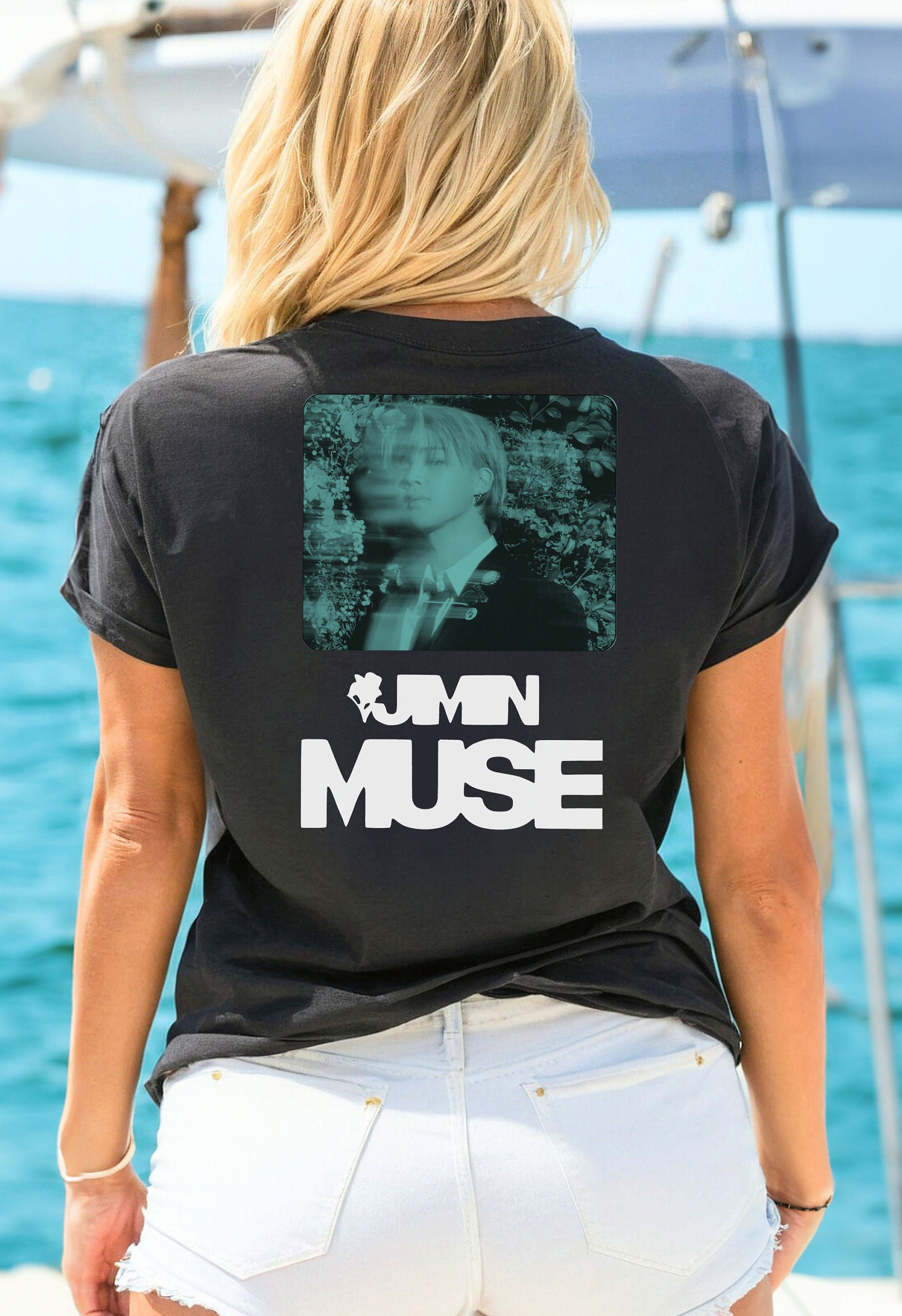 Jimin MUSE Tシャツ Sサイズ ライトブルー