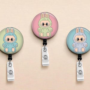 Retractable Badge Reel | Labubu Little monster