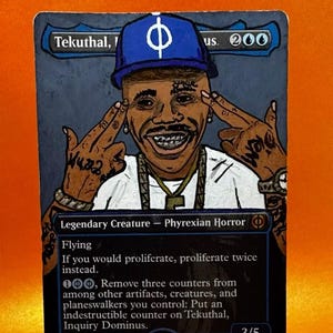 MTG Magic the Gathering Karte Tekuthal, Anfrage Dominus Handgemalt Alter Art als Da Baby