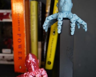 Drukowana w 3D ruchoma zabawka Fidget w kształcie homara skalnego, homar skalny Fidget, zwierzę PLA 3D, wyjątkowy dodatek na biurko, zabawny prezent dla miłośników oceanu