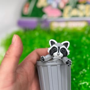 3D gedruckter Waschbär zappeln, Gelenk Waschbär Fidget Spielzeug, niedlichen Trash Panda Geschenk, artikulierte Trash Panda, Schreibtisch Buddy, Party Favor