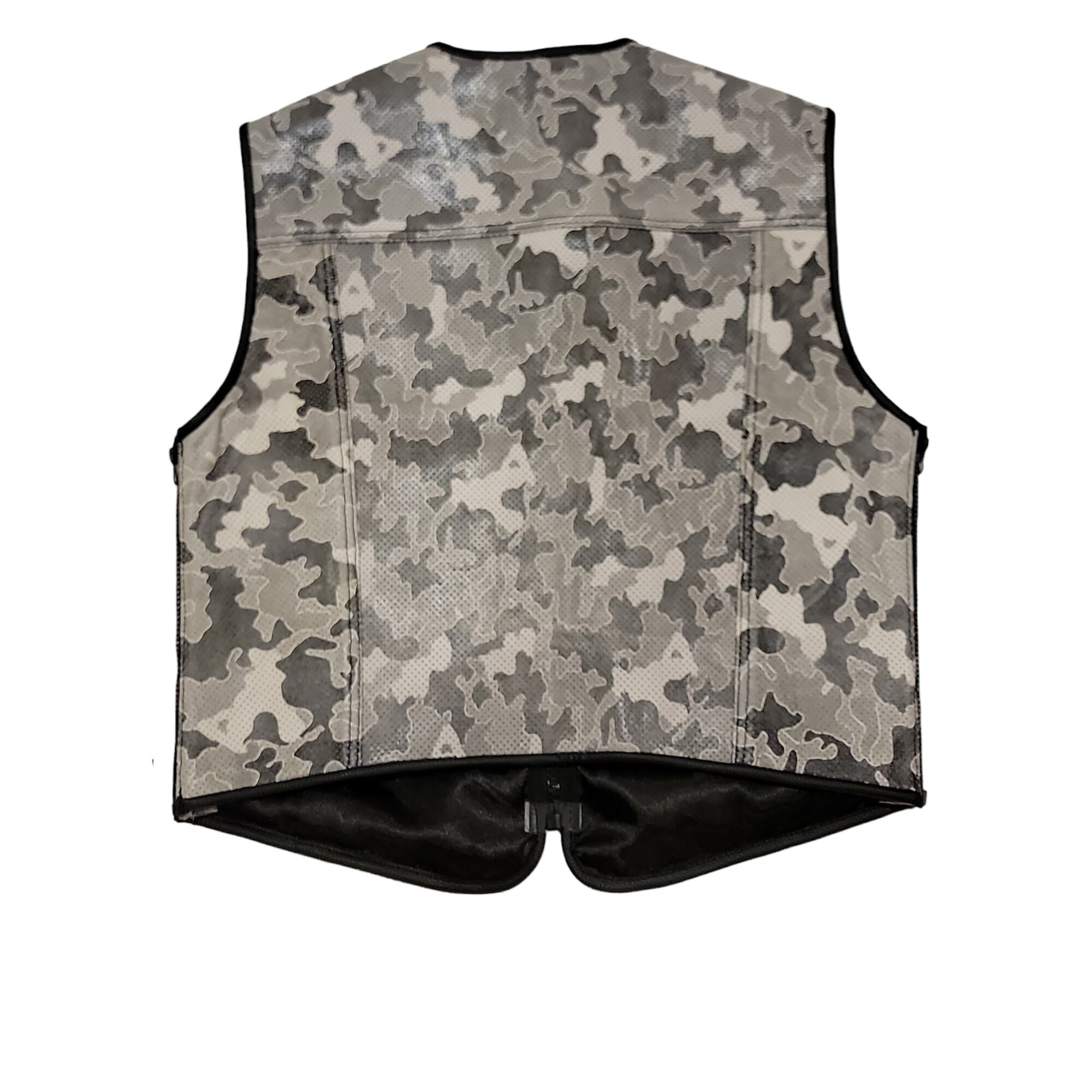 White Camo Vest ships in 2 Days Etsy