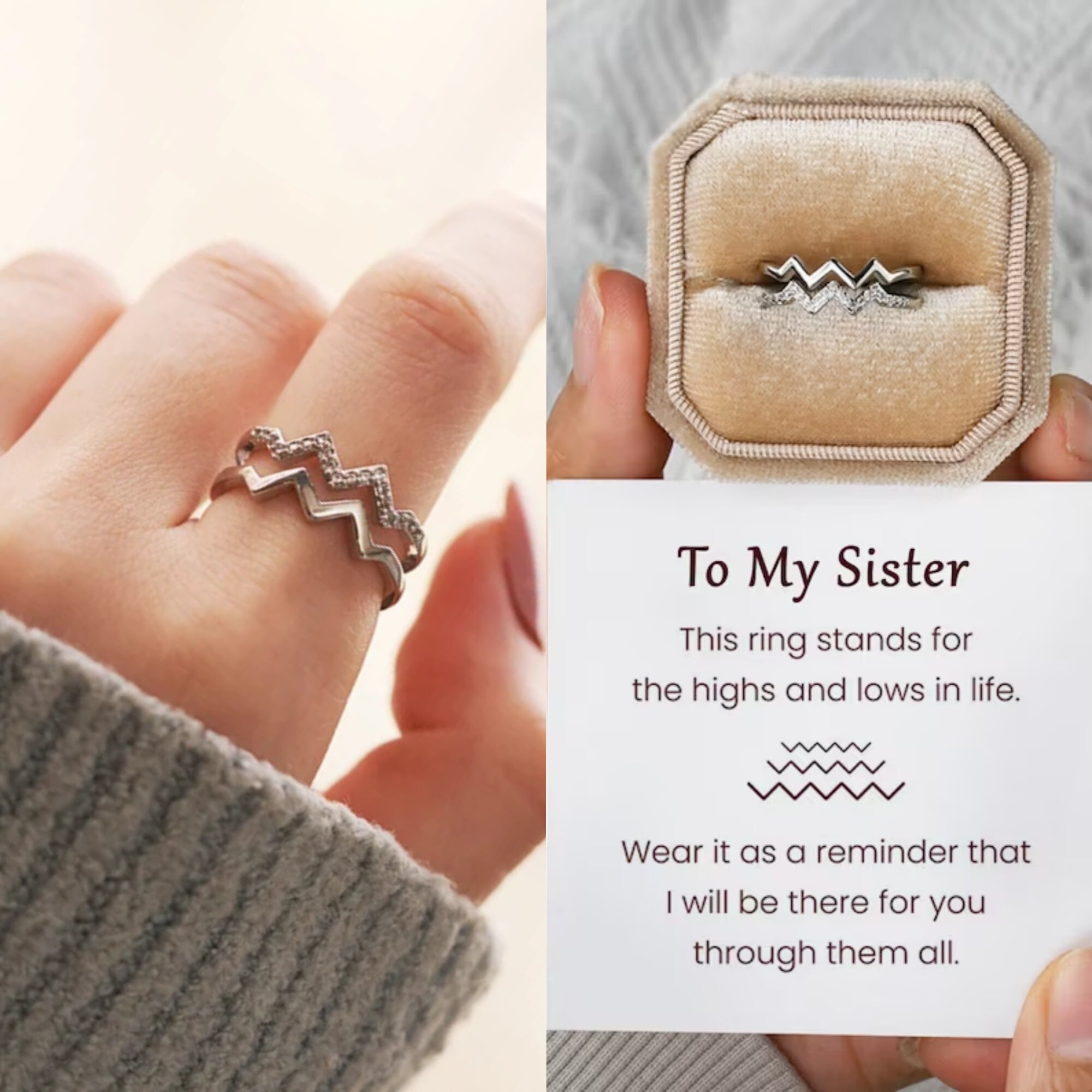 Matching sister on sale rings pandora