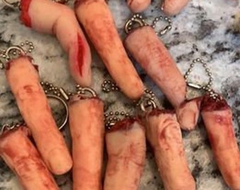 BEST SELLER!! Severed Finger Keychains