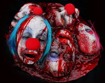 5 Gore Pile Clown Halloween Prop