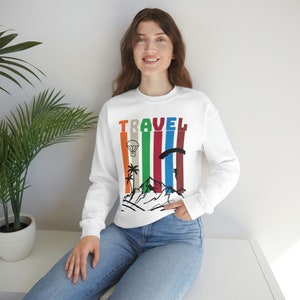 Travel Sweatshirt, Vacation Shirt, Airplane Travel Shirt,  Travel Lover T-shirt, World Explorer Sweatshirt, Travel Adventure Shirt