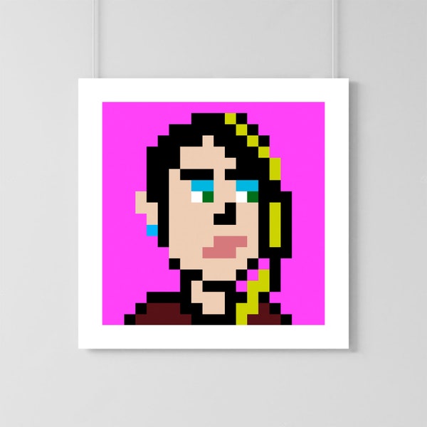 8 Bit Davey Havok Fine Art Print (unframed) ** Original Artwork **