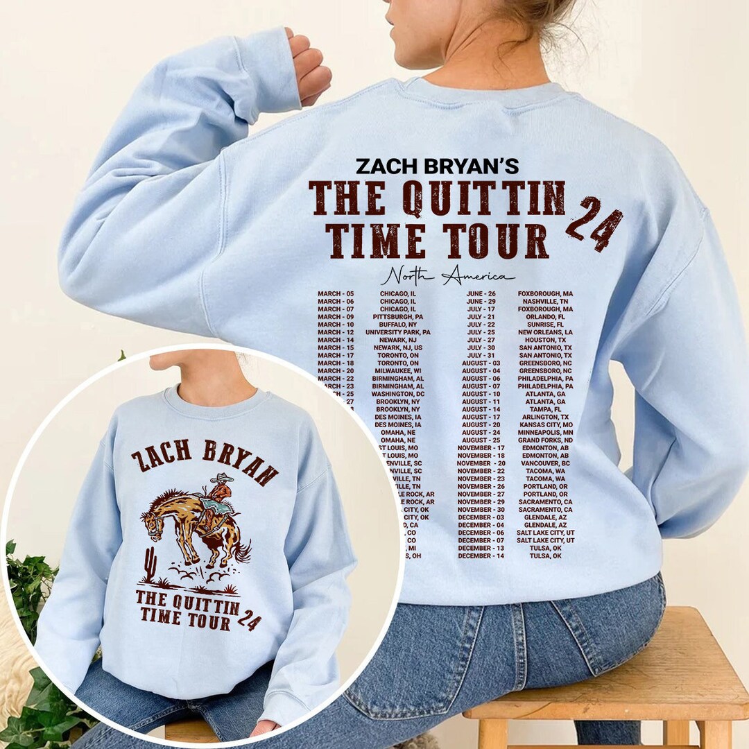Zach the Quittin Time 2024 Tour Tracklist , Graphic Bryan's Shirt
