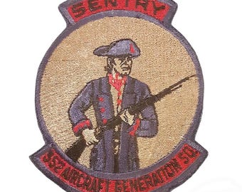 Military Memorabilia US Military Sentry 552 Aircraft Generation SQ Patch