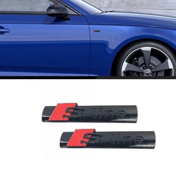 Autocollant Logo TDI Pour Audi A3 A4 A5 A6 A7 A8 Q2 Q3 Q5 Q7 Q8 - Version Noire - Sticker Badge Moteur Diesel
