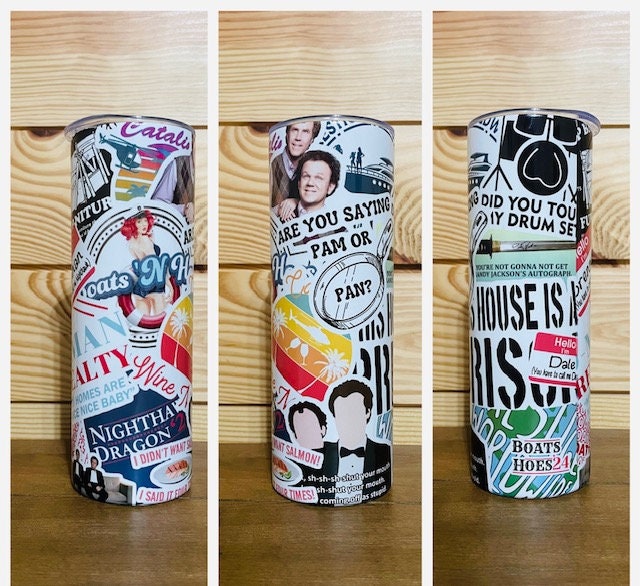 Step Brothers-- Sticker COLLAGE Inspired-20oz Stainless Tumbler-huge ...