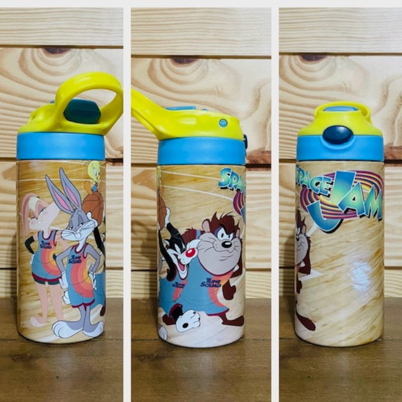 michael jordan space jam water bottle
