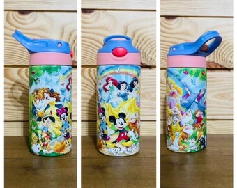 Personalized  Children Water Bottle, Kids Water Bottle, Kids Tumbler 12 oz,  sippy cups, super cute, perfect gift for kids. Great Gift!
