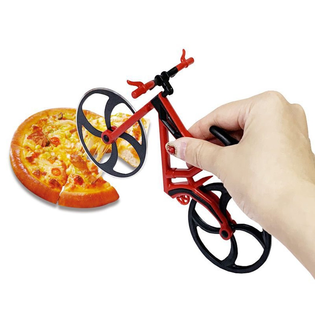 Cool Bicycle Pizza Cutter for Kitchen Gadgets Stainless Steel Etsy
