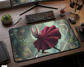 Limited Edition Hollow Knight Hornet Desk Mat - Silksong Gaming Mousepad