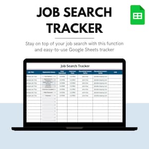 Job Tracker Spreadsheet - Google Sheets Template