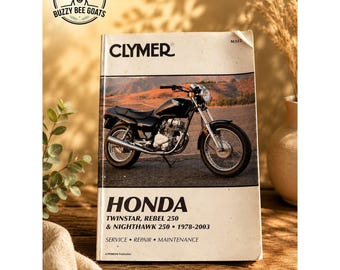 Manual Clymer para Honda Twinstar Rebel 250 Night Hawk 250 (1978-2003, M321)