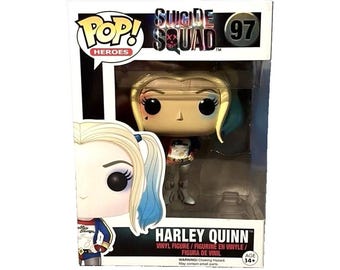 ファンコ ポップ ヒーローズ: スーサイド・スクワッド - ハーレイ・クイン ビニールフィギュア コレクターズボックス 97