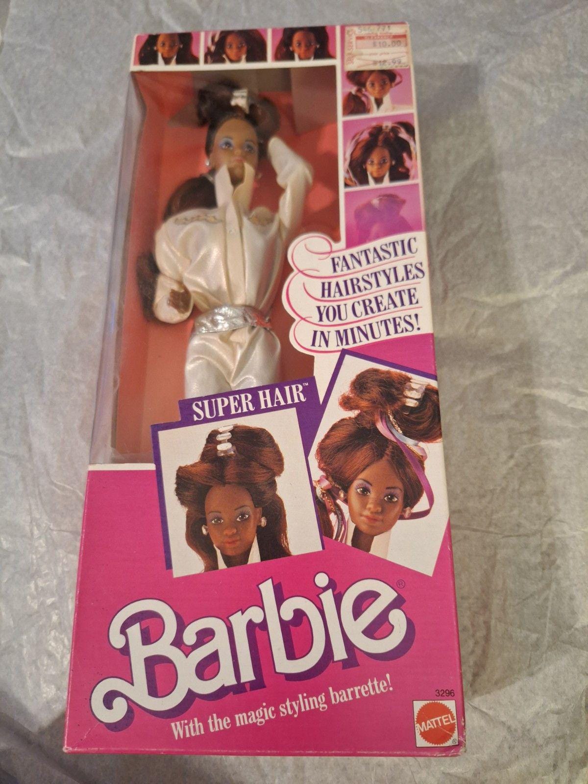 Barbie Super Hair 1986 – Mattel Taiwan, NRFB, Édition Collector