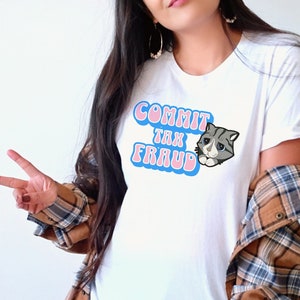 Tax Fraud Kitten Unisex t-shirt
