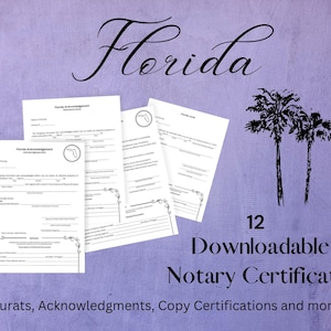 Certificati notarili personalizzati, firma di prestito, giurati, riconoscimenti, certificato di copia, Texas, moduli