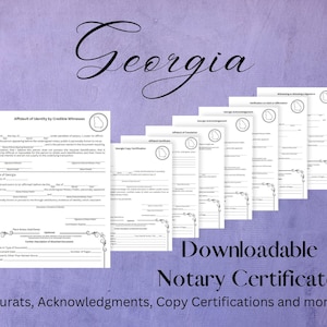 Custom Notary Certificates, Loan Signing, Jurats, Acknowledgements, Copy Certificate, Texas, forms