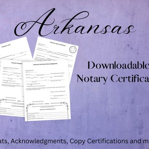 Custom Notary Certificates, Loan Signing, Jurats, Acknowledgements, Copy Certificate, Texas, forms