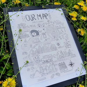 O mapa padrão DIGITAL: para os viajantes que desejam destacar até 10 locais especiais