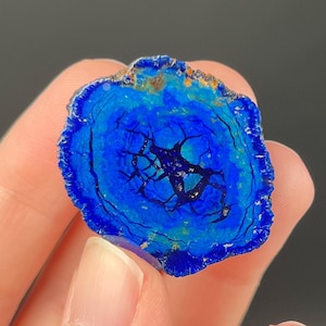 Azurite Geode Half from Ural Mountains